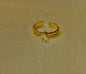 Adjustable Star Charm Ring – Gold-Plated Stainless Steel with Clear Crystal for Women