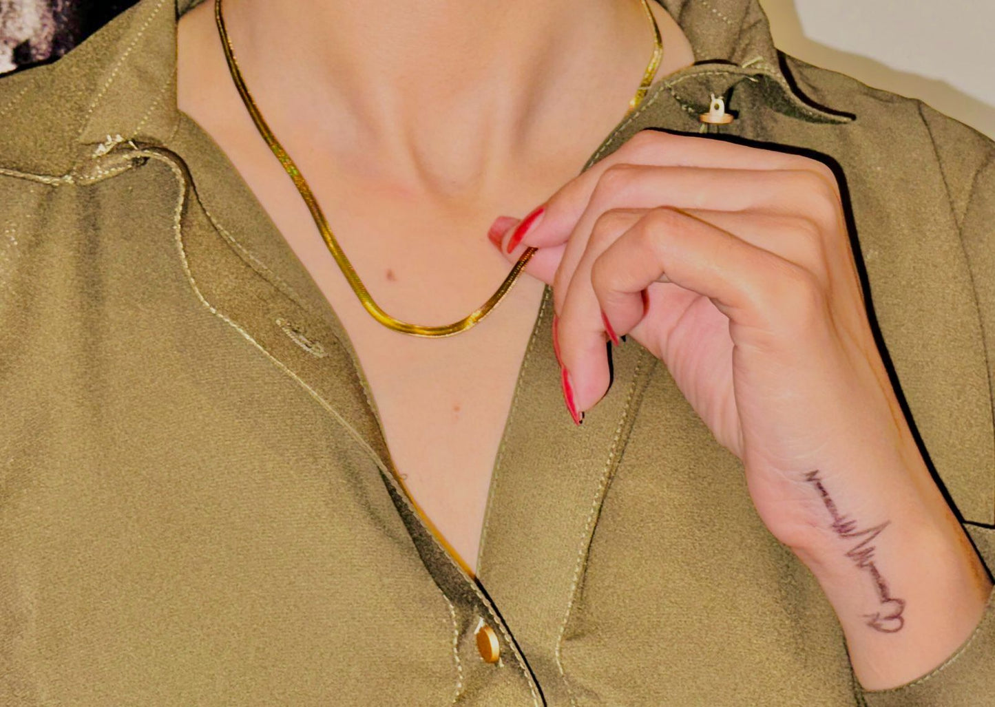 Sleek Snake Chain Necklace – Gold & Silver (Unisex | Stainless Steel)