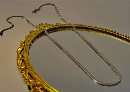 Sleek Snake Chain Necklace – Gold & Silver (Unisex | Stainless Steel)