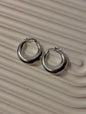 Chunky Silver Hoop Earrings – Bold & Timeless